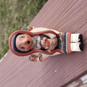 Diane Lucero Jemez Handmade Native American Storyteller Pottery